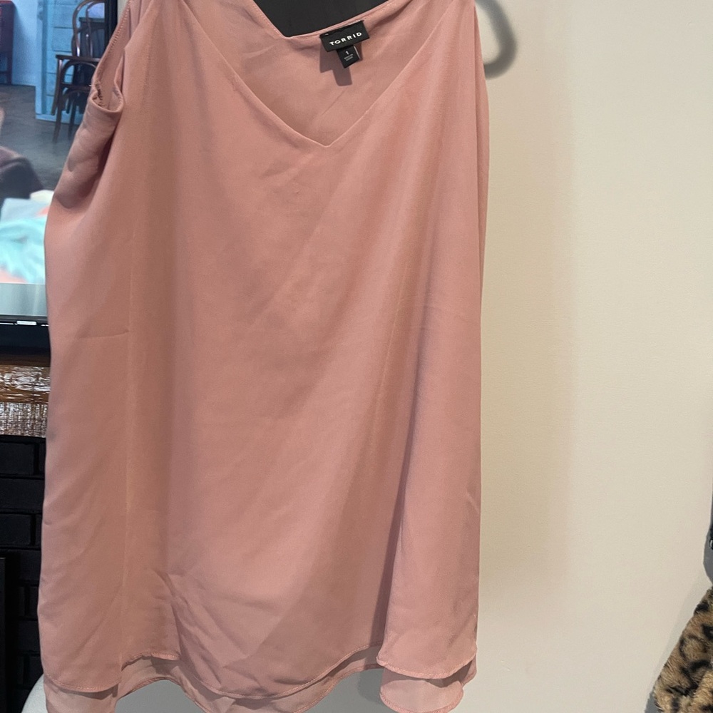 Torrid Blush Pink Blouse